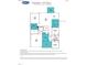 First floor plan, featuring a farmhouse crawl, garage left, kitchen, bedrooms, and owners suite at 490 Barbour Farm Ln, Four Oaks, NC 27524