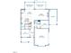 Detailed floor plan showcasing layout of main level rooms, including kitchen, Gathering and garage at 684 Magnolia Acres Ln, Fuquay Varina, NC 27526