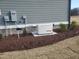 Exterior view showcasing the home's generator and utilities on the side of the house at 70 Water Willow Ln, Zebulon, NC 27597