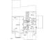 Upstairs floor plan showing bedroom locations, bathroom placement and recreation room with dimensions at 5124 Grist Stone Way, Youngsville, NC 27596