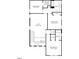 Upstairs floor plan showing bedrooms, bathrooms, walk-in closets and loft at 1425 Patchings Ln, Knightdale, NC 27545