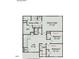Floorplan of second floor with bedrooms, owner's suite, laundry, loft, and baths at 180 Deodora Ln, Cameron, NC 28326