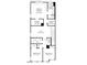 Second floor layout with primary suite, 2 bedrooms, 2 baths, laundry, and a loft at 810 Barlow Dr, Knightdale, NC 27545