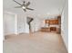 Open concept living area showcasing hardwood floors, recessed lighting, and an open kitchen at 810 Barlow Dr, Knightdale, NC 27545