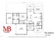 First floor plan of The Hickory home design featuring the main level layout at 1226 Red Cedar Ct, Youngsville, NC 27596