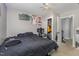 Spacious bedroom with a double bed and ample closet space at 106 Keeneland Dr, Oxford, NC 27565