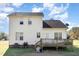 Two-story house with a deck and spacious backyard at 106 Keeneland Dr, Oxford, NC 27565