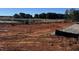 View of a construction site showing land preparation with visible pipes and the initial stages of building foundations at 937 Alma Railway Dr # 555, Wake Forest, NC 27587