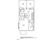 Detailed second floor plan showing bedrooms, bathrooms, laundry, and walk-in closet for Unit A at 937 Alma Railway Dr # 555, Wake Forest, NC 27587