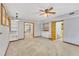 Finished basement with built-in bar and closets at 2600 Wade Ave, Raleigh, NC 27607
