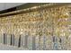 Close-up of a modern chandelier featuring crystal accents at 196 Mountaintop Cir, Pittsboro, NC 27312
