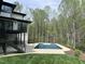 A backyard inground pool, perfect for relaxing and entertaining on warm summer days at 196 Mountaintop Cir, Pittsboro, NC 27312
