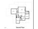 Second-floor plan features media room, loft, and bedrooms, providing a flexible living space at 216 Dartmouth Rd, Raleigh, NC 27609