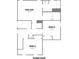 Second floor plan with main suite, two additional bedrooms and linen closets at 43 Olde Place Dr, Zebulon, NC 27597