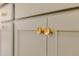Close-up of modern cabinetry with gold hardware, enhancing the kitchen's elegance and style at 2401 Terri Creek N Dr # 08, Fuquay Varina, NC 27526