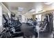 Bright fitness center featuring a variety of modern exercise equipment and machines at 181 Colonial Ridge Dr, Pittsboro, NC 27312