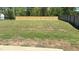 Expansive, fenced backyard with a lush green lawn and ample space for outdoor activities at 3408 Cross Timber Ln, Raleigh, NC 27603