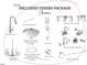 Chrome finish package featuring faucets, door hardware, and lighting at 1216 Dimaggio Dr # 29, Raleigh, NC 27616