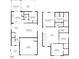 Two-story home floor plan, including 3 bedrooms and a garage at 2117 Attend Xing, Fuquay Varina, NC 27526