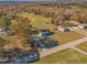 Aerial view of a house on a quiet street at 3217 Satterwhite Point Rd, Henderson, NC 27537