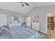 Bedroom featuring a barn door leading to the bathroom at 3217 Satterwhite Point Rd, Henderson, NC 27537