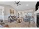 Open-concept living area seamlessly connects with the kitchen and dining space, offering a modern and spacious layout at 3217 Satterwhite Point Rd, Henderson, NC 27537