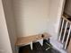 Cozy mud room with built-in bench and storage, perfect for organizing your entryway at 103 Roma Gora Ct, Princeton, NC 27569
