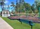 Playground area with swings, gazebo, and slide at 7130 Hubner Pl # 34, Cary, NC 27519
