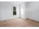 Bright bedroom with neutral carpet, a window that provides natural light and views of the outdoors at 206 Pike Memory Ln, Staley, NC 27355