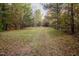 Wooded lot featuring a trail through a clearing with vibrant fall foliage at 206 Pike Memory Ln, Staley, NC 27355