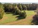 Scenic pasture bordered by mature trees offers a tranquil, bucolic setting at 206 Pike Memory Ln, Staley, NC 27355