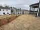 Backyard view, showing the green space behind the homes at 409 Marthas View Way, Wake Forest, NC 27587