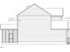 Right side of home floorplan with screened in porch at 409 Marthas View Way, Wake Forest, NC 27587