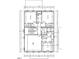 Upstairs floor plan showing the bedrooms, bathrooms, laundry, and closet spaces at 6044 Scalybark Road, Durham, NC 27712