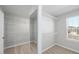 Walk-in closet equipped with shelving for optimal organization and storage at 77 Buckhorn Branch Park # 174, Clayton, NC 27520