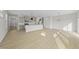 Open concept kitchen with island, stainless steel appliances, and light cabinets at 20 Nettle Ln # 239, Clayton, NC 27520