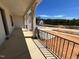 View from the porch of the community showcasing level lots, green trees and clear blue skies at 6040 Scalybark Road, Durham, NC 27712