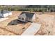Aerial view of a house and driveway at 145 Brookhaven Dr, Spring Hope, NC 27882