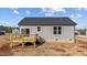 Gray house with wooden deck and backyard at 145 Brookhaven Dr, Spring Hope, NC 27882