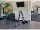 Fitness center with weights and exercise equipment at 149 Brandy Ml, Pittsboro, NC 27312