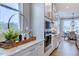 Open kitchen with granite countertops and ample cabinet space at 149 Brandy Ml, Pittsboro, NC 27312