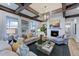 Living room features hardwood floors and a fireplace at 149 Brandy Ml, Pittsboro, NC 27312