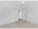 Simple bedroom with neutral decor and carpet flooring at 2417 Mayview Rd, Raleigh, NC 27607