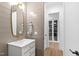 Modern powder room with updated vanity and fixtures at 2417 Mayview Rd, Raleigh, NC 27607