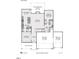 Detailed first floor floor plan showing layout of rooms at 271 White Azalea Way, Homesite 30, Benson, NC 27504
