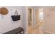 Clean hallway with bathroom and office access at 271 White Azalea Way, Homesite 30, Benson, NC 27504