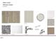 Collection of interior design samples for a Winston Classic home at 294 White Azalea Way, Homesite 74, Benson, NC 27504