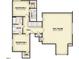 Second floor plan featuring four bedrooms, three bathrooms and rec room at 3804 Cobbler View Way, Fuquay Varina, NC 27526