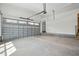 Spacious two-car garage with an insulated door and plenty of room for storage or workspace at 3804 Cobbler View Way, Fuquay Varina, NC 27526
