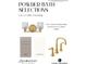 Powder bath selections offer stylish modern finishes at 3341 Colby Chase Dr, Apex, NC 27539